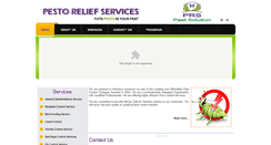 Desktop Screenshot of pestcontrolindia.org